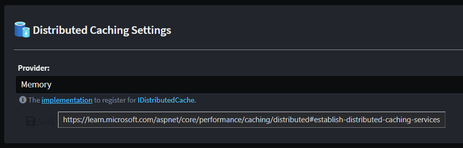 Basic markdown support for hints on the Application Settings
