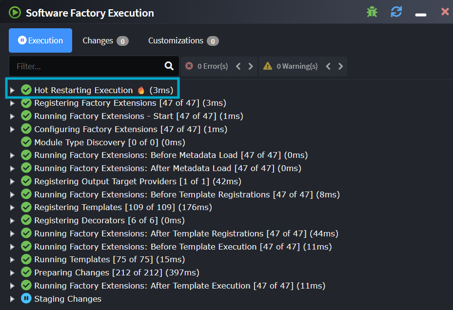 Hot SF Execution