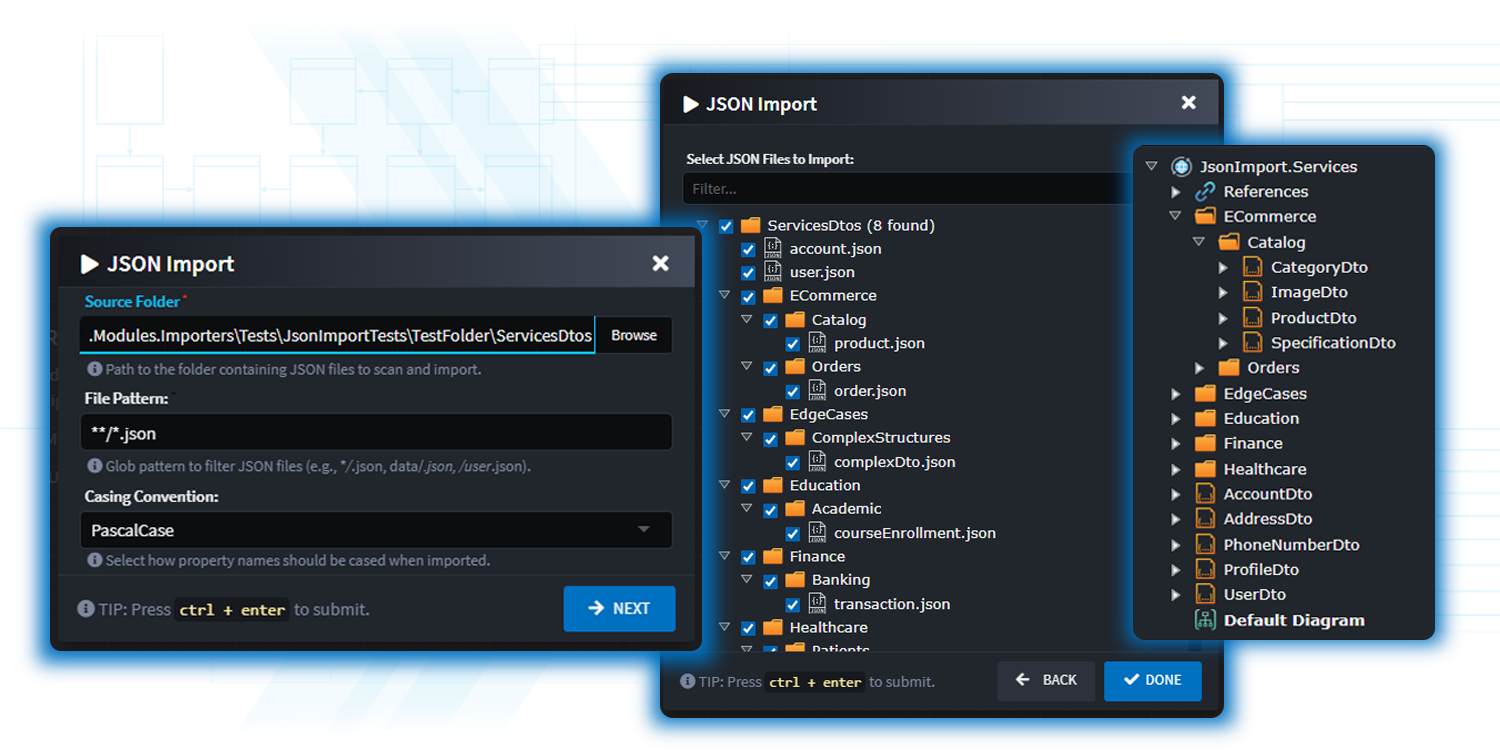 JSON Importer